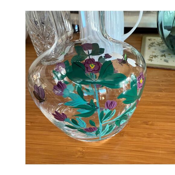 Portmeirion Botanic Garden Tumble Up Bedside Water Carafe & Glass MINT! - Picture 3 of 8